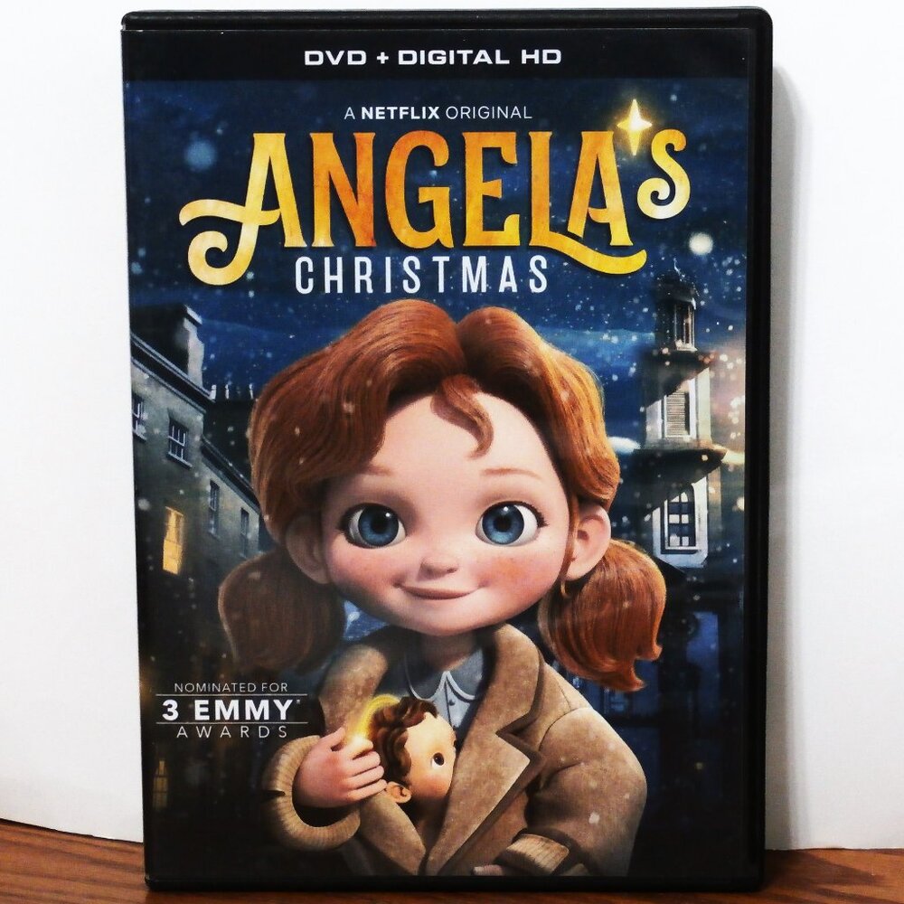 ANGELA'S CHRISTMAS DVD  Voices of Ruth Negga, Lucy O'Connell,  Brian Gleeson